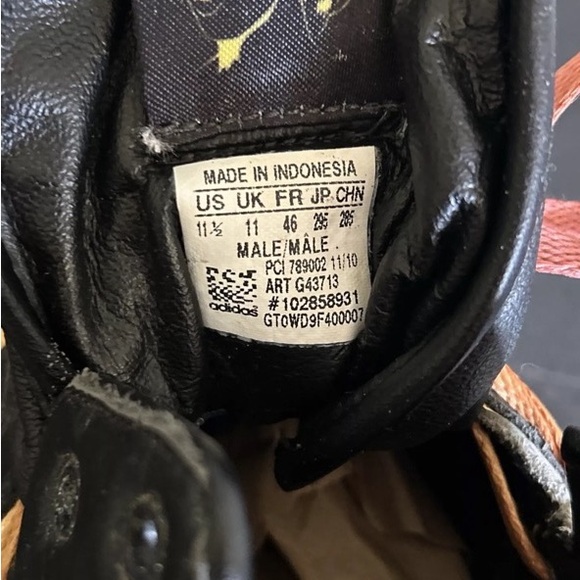 adidas Originals x Jeremy Scott "Fire" Flames RARE US 11.5 G43713 - Picture 10 of 10